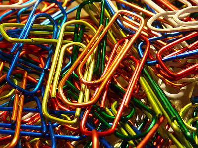 close-up of assorted-color file clip lot thumbnail