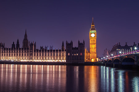 This is a long exposure photograph taken in Westminster, Central London thumbnail