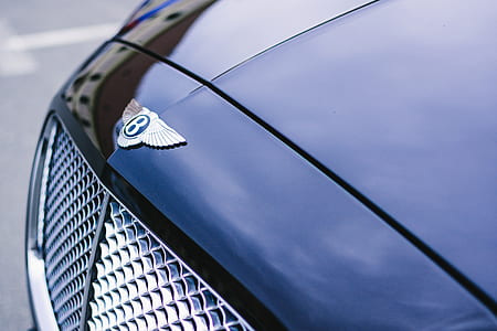 Blue Bentley Continental Gt Close Photography thumbnail