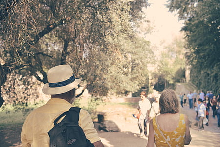 man, people, walking, park thumbnail