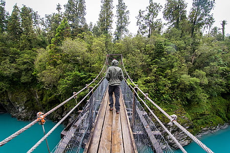 person standing on bridge thumbnail