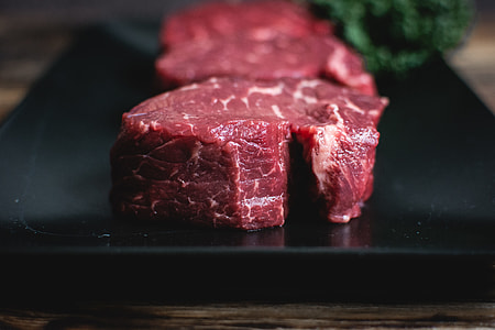 Raw beef steaks thumbnail