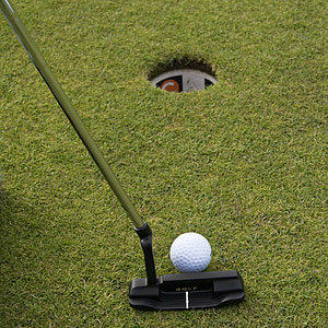 black Gold putter and ball at field thumbnail