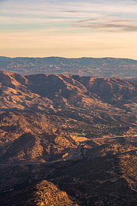 bird's-eye view of mountain during daytime thumbnail