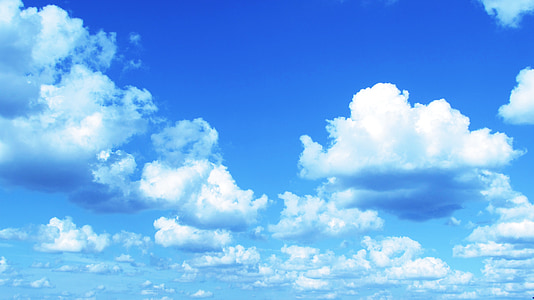 blue sky with white clouds thumbnail