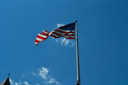 flag of America during daytime ] thumbnail
