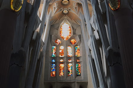 stained glass in cathedral thumbnail