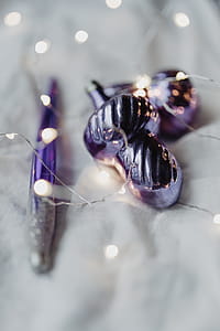 Pantone Ultra Violet Christmas Ornaments thumbnail