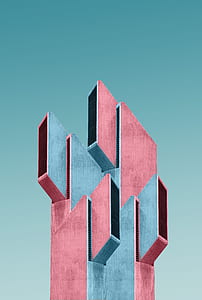 red and gray building artwork thumbnail