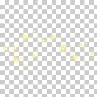 Line Symmetry Point Angle Pattern, Sparkling stars, yellow stars illustration PNG clipart