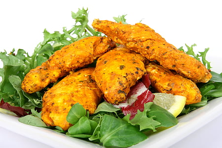 fried chicken with vegetables thumbnail