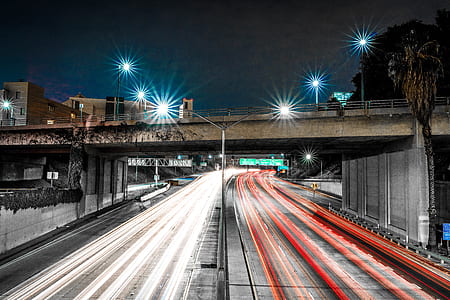 time-lapse photography of cars thumbnail