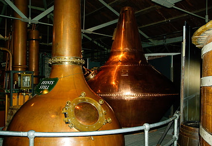 copper-colored storage tank inside building thumbnail