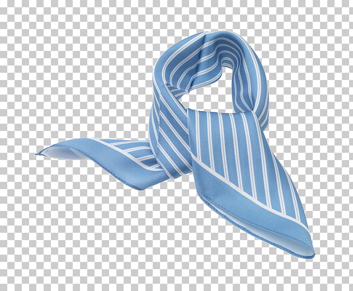 Scarf Blue Silk Necktie White Light Blue Silk Drapes Png Clipart