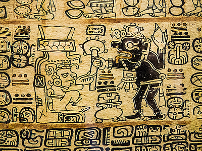 black and brown tribal painting thumbnail