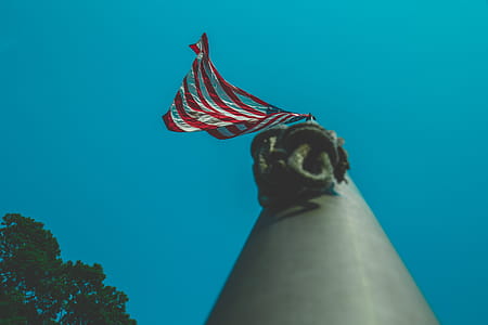 Low-angle Photography of Us Flagpole thumbnail