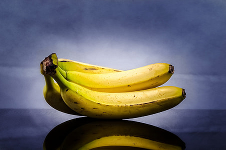 Tilt shift photography of ripe banana thumbnail
