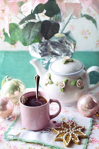 pink ceramic tea mug thumbnail