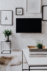 Living Room With Scandi Interior Design, Un'common Marble Table thumbnail
