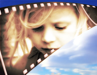 girl film sepia photo thumbnail