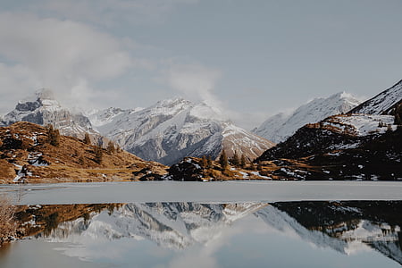 mountain covered by ice thumbnail