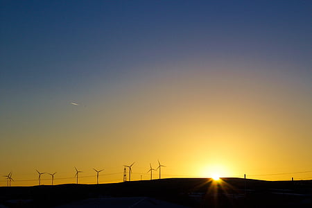 sunset over the horizon thumbnail