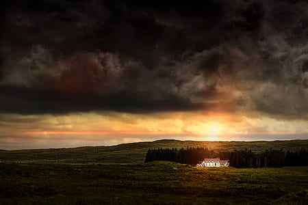 White and Gray House on a Green Field thumbnail