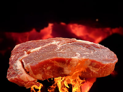 raw meat with flame thumbnail