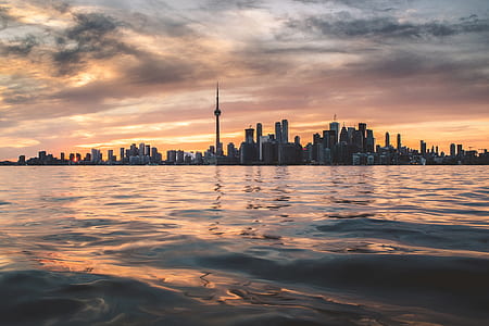 skyscrapers near body of water thumbnail
