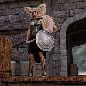 woman animated character illustration thumbnail