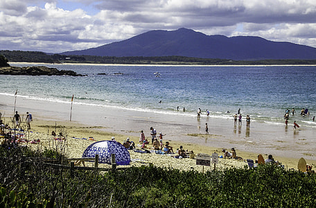 Beach and Mountain in New South Wales, Australia thumbnail