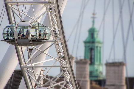 selective photography of London Eye thumbnail