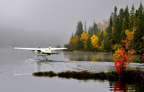 monoplane on body of water thumbnail