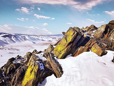 photo of mountain during winter thumbnail
