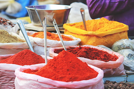 assorted-color spices taken at daytime thumbnail