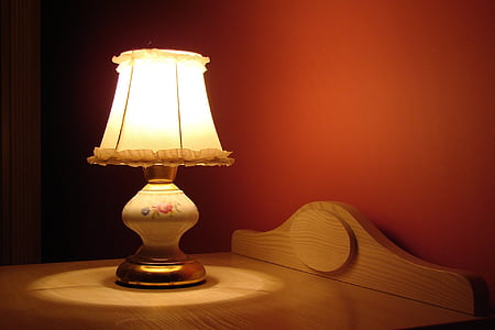 table lamp turned on thumbnail