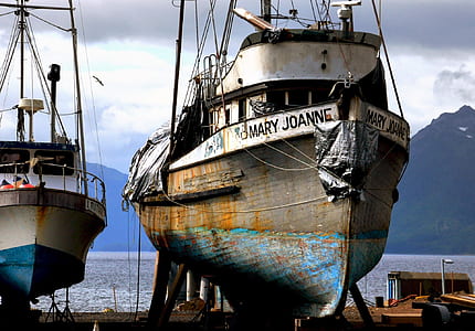 Mary Joanne sailing ship on harbor thumbnail