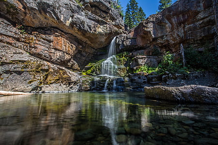 photo of waterfalls during daytime thumbnail