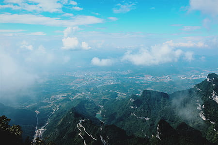 Aerial Photography of Mountain thumbnail