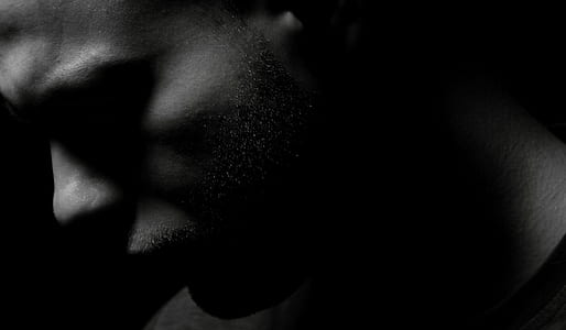 grayscale photo of man thumbnail