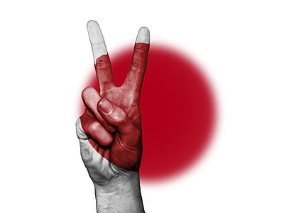 person doing peace sign digital wallpaper thumbnail