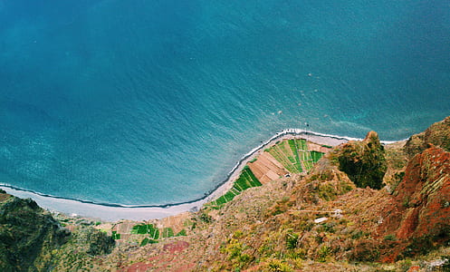 aerial photo of body of water during daytime thumbnail