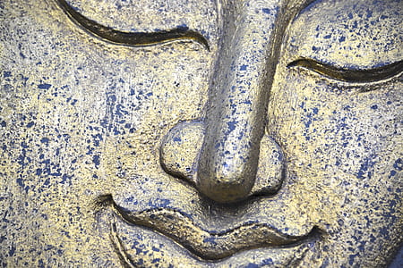 buddha, smile, buddhism, statue, gold, asia thumbnail