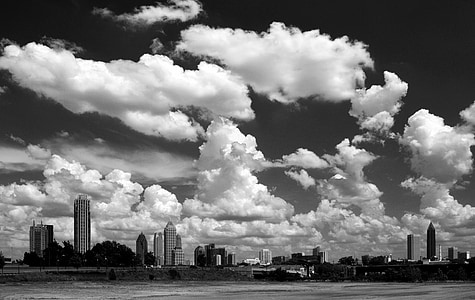 grayscale photo of buildings thumbnail