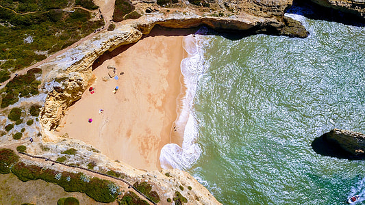 aerial view of seashore thumbnail