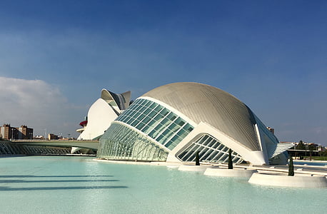 white painted dome structure beside body of water thumbnail