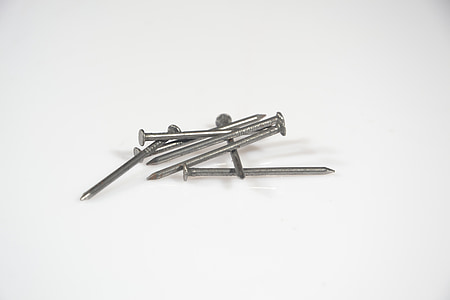 gray nails on white surface thumbnail