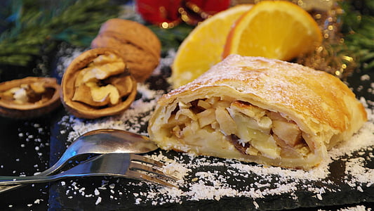 rolled dessert with ground coconut sprinkle topping thumbnail