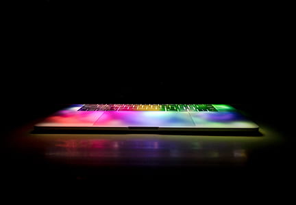 multicolored LED laptop computer thumbnail