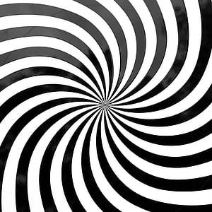 white and black spiral illustration thumbnail